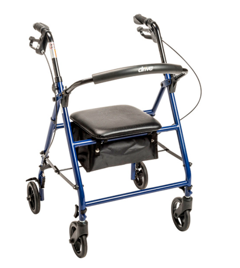 Basic Steel Four Wheel Rollator